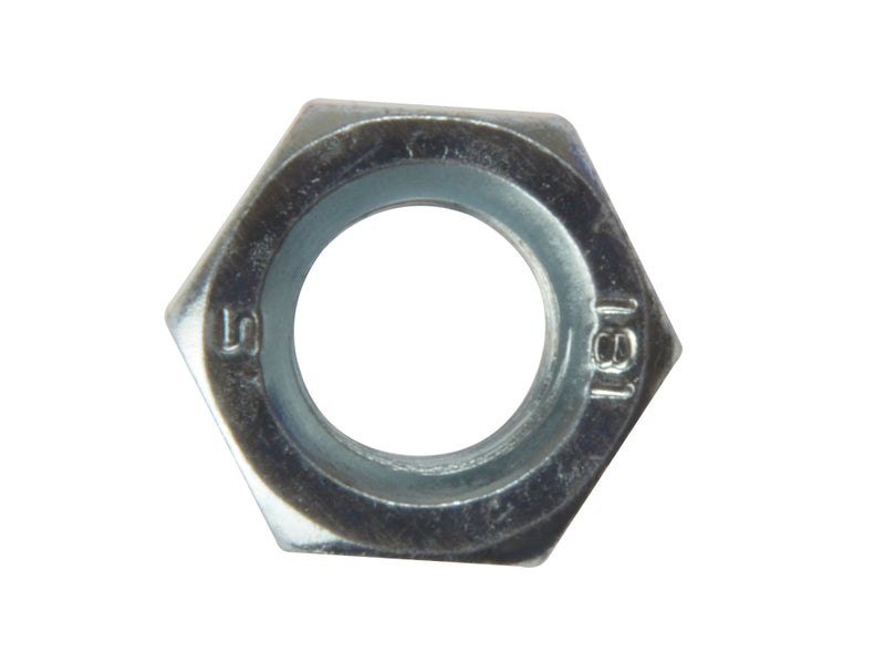 Hexagon Nut BZP M12 50 Per Bag (D27)
