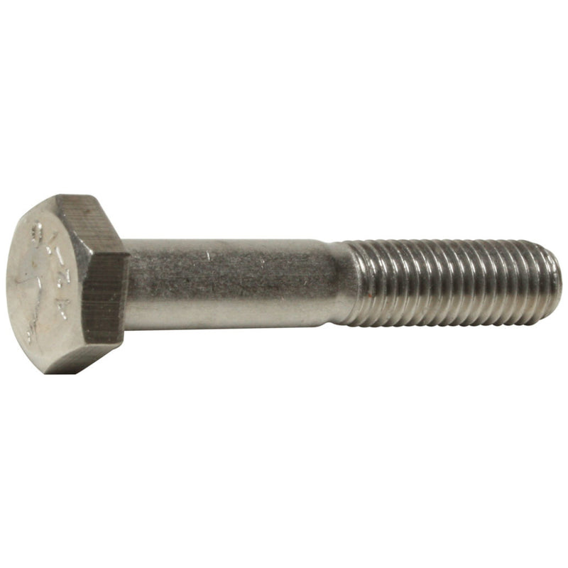 MetalMate Hex Bolt SS M8x55 A2 DIN931 Bx 100