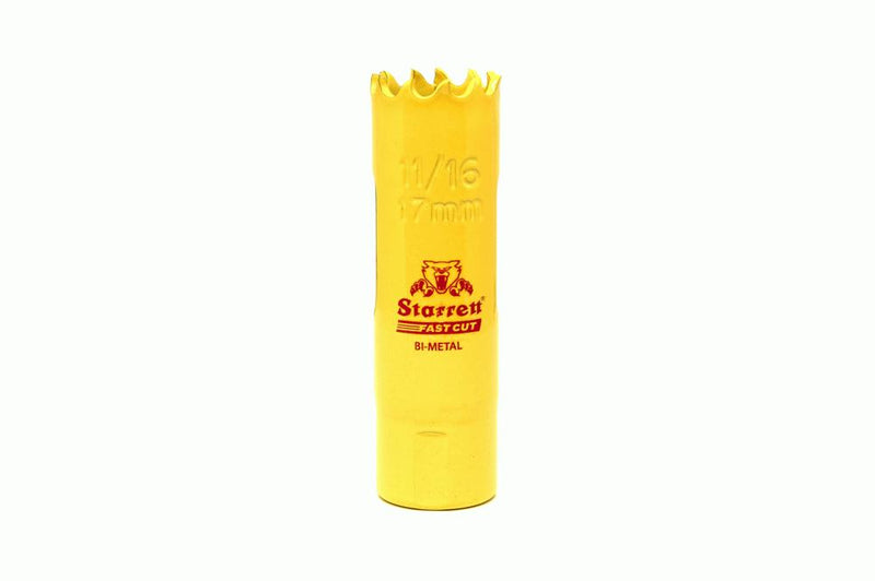 Starrett Holesaw Fast Cut Each - 17mm - 11/16" FCH1016