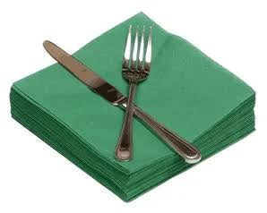 Swantex Dark Green 100pc Napkins