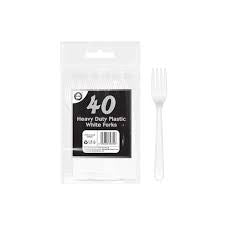 Dina 40 Heavy Duty White Forks