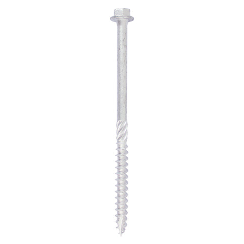TIMCO Heavy Duty Timber Screws Hex Flange Head Exterior Silver