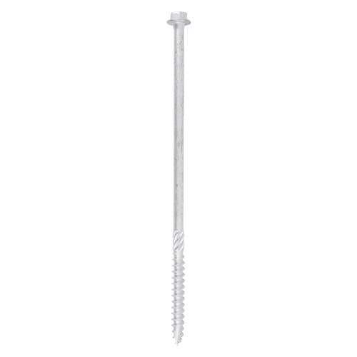 TIMCO Heavy Duty Timber Screws Hex Flange Head Exterior Silver