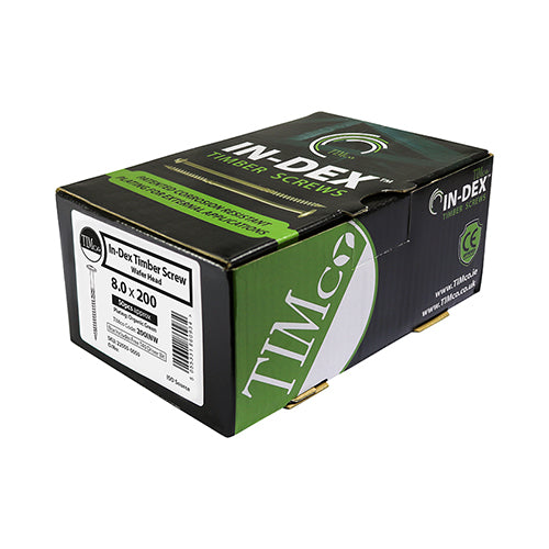 TIMCO Wafer Head Exterior Green Timber Screws — Box