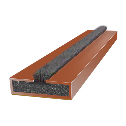 TIMCO Intumescent Fire & Smoke Seals Door Pack Brown