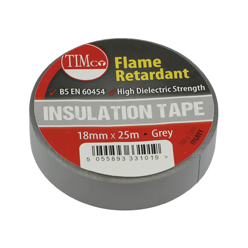 TIMCO PVC Insulation Tape Black - 25m x 18mm