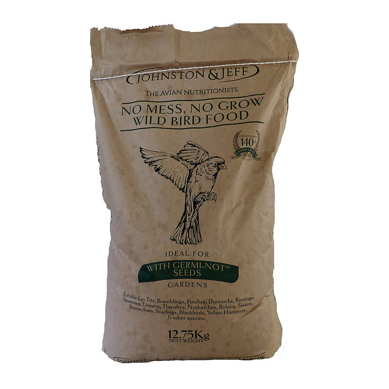 Johnston & Jeff No Mess, No Grow Wild Bird Food 12.75kg - NMNG12
