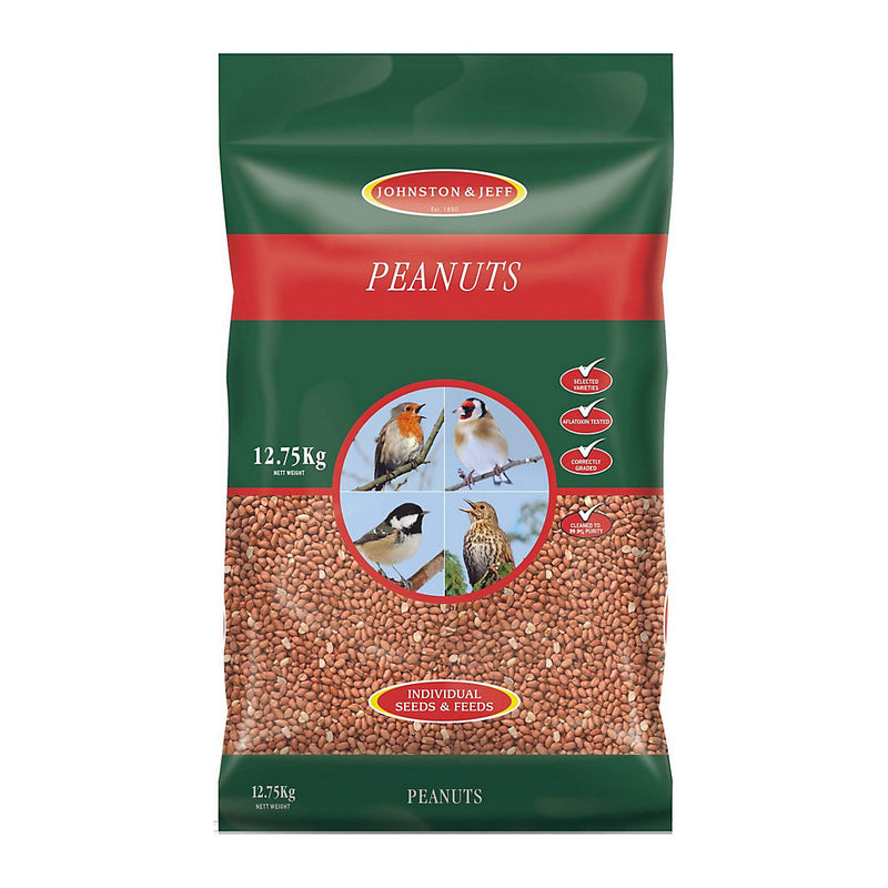 Johnston & Jeff Peanuts 12.75kg - NUTSTA12 - Wild Bird Food