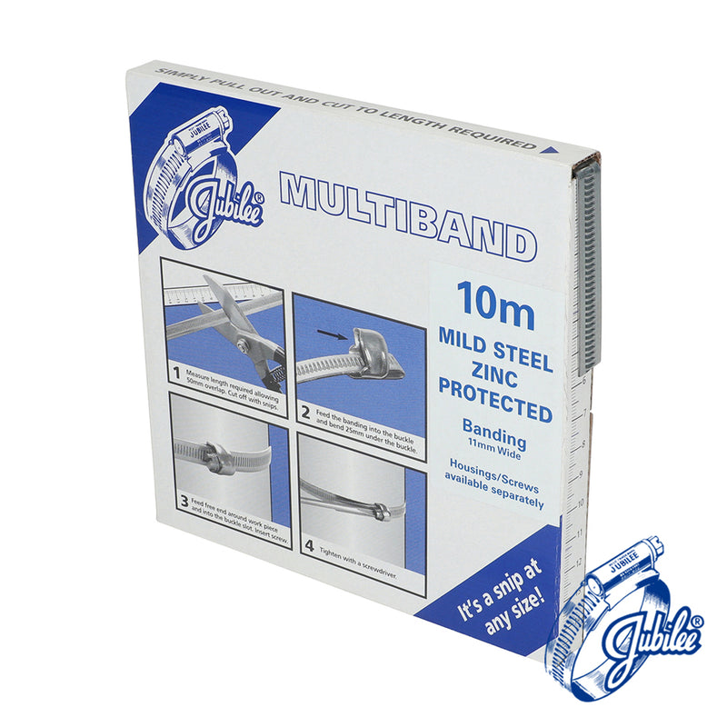 Multiband Mild Steel Banding 10m — Box