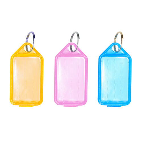 TIMCO Coloured Key Tags - Mixed Colours