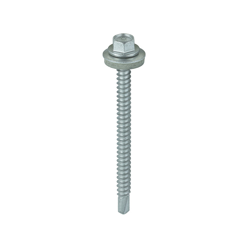 TIMCO Self-Drilling Light Section Screws Exterior Silver — Box