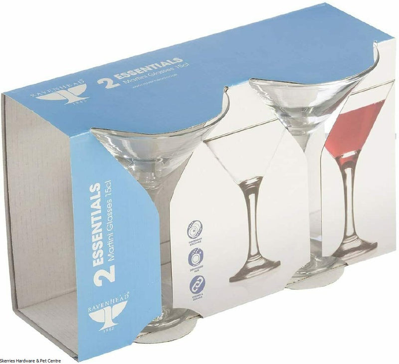 2 Essential Martini Glasses 15Cl
