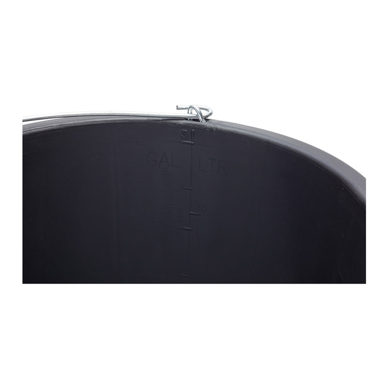 3 Gallon (14L) Black Builder's Bucket