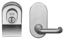 Cylinder Pull & Disabled Turn To Suit Mortice Cylinder Nightlatch - Satin Chrome
