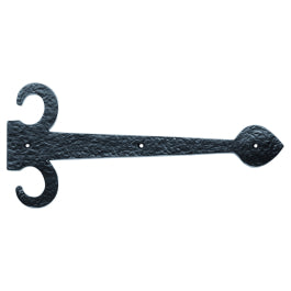 Sword Hinge Front - Black Antique 305 X 137