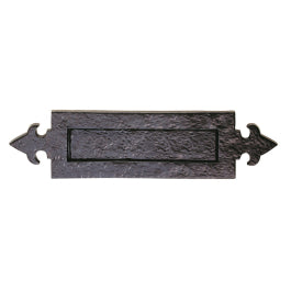Fleur De Lys Letter Plate - Black Antique 365 X 90