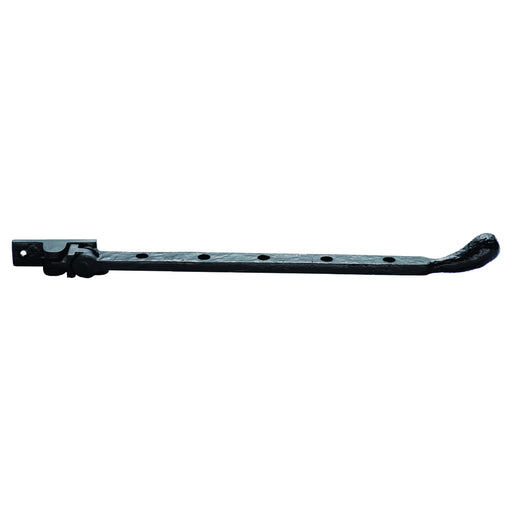295Mm Bulb End Casement Stay - Black Antique 305MM