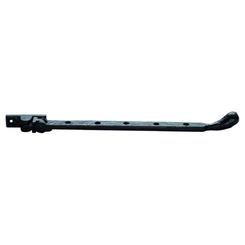 295Mm Bulb End Casement Stay - Black Antique 305MM