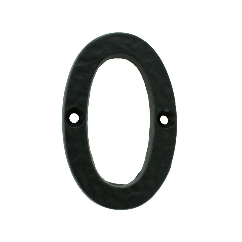 Numeral Face Fix (No 0) - Black Antique 76MM