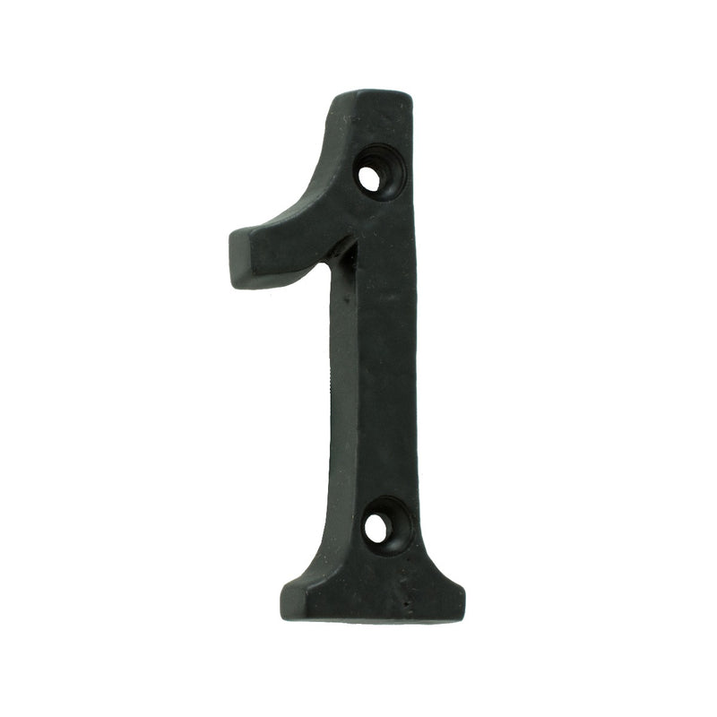Numeral Face Fix (No 1) - Black Antique 76MM