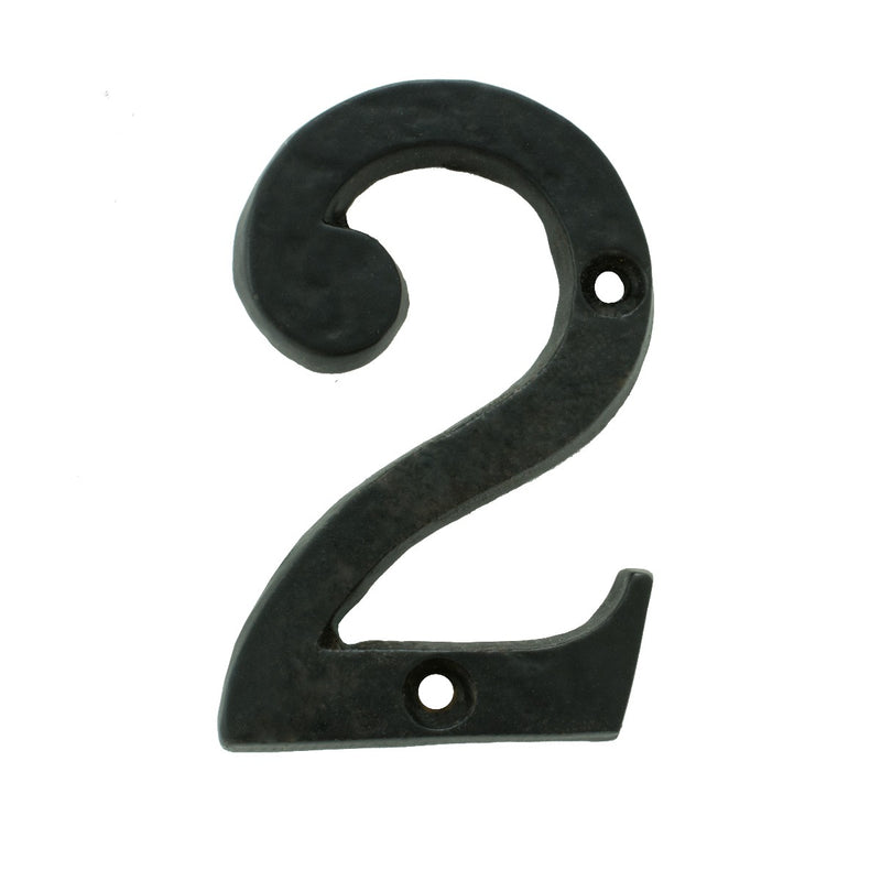 Numeral Face Fix (No 2) - Black Antique 76MM