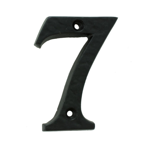 Numeral Face Fix (No 7) - Black Antique 76MM