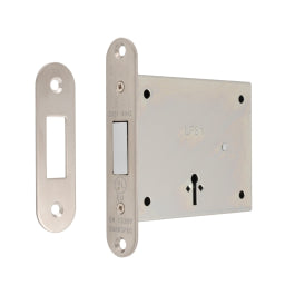 102Mm Fb1 Deadlock - Radius - Satin Stainless Steel