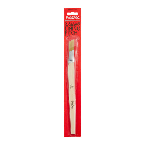 ProDec 0.75" Slant Cut Synthetic Lining Fitch Brush