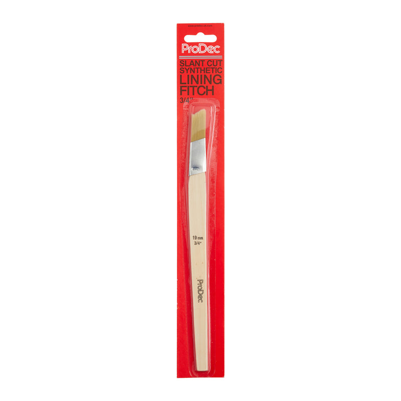 ProDec 0.75" Slant Cut Synthetic Lining Fitch Brush