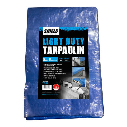TIMCO Light Duty Tarpaulin Blue