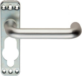 19Mm Dia Safety Lever On Inner Plate - Satin Anodised Aluminium
