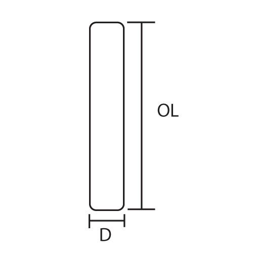 Small wooden Door Wedge 150mm