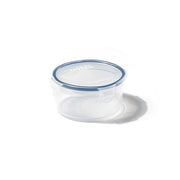 LocknLock Classic Clear Round Plastic Easy Clean Airtight Reusable Food Storage Container 600ml
