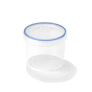 LocknLock Twist Clear Round Plastic Easy Clean Reusable Airtight Food Storage Container 1.9L