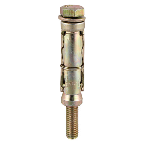 TIMCO Shield Anchors Loose Bolt Gold - M6:10L — Box