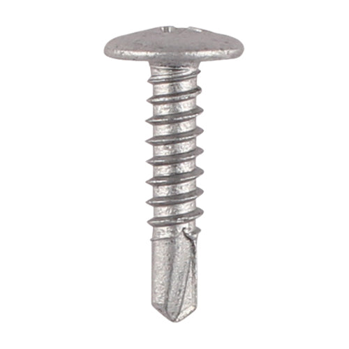 TIMCO Self-Drilling Metal Framing Low Profile Wafer Head Exterior Silver Screws