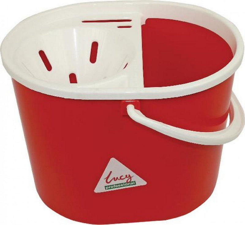 Lucy L1405292 Mop Bucket, 15 L, Red