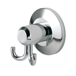 Tempo Double Robe Hook - 58Mm - Concealed Fix - Polished Chrome 52x55x39mm