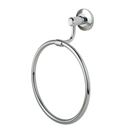 Tempo Towel Ring - 182Mm Dia. - Concealed Fix - Polished Chrome 170x225x85mm