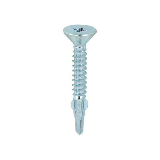 TIMCO Self-Drilling Wing-Tip Steel to Timber Light Section Silver Screws — Box
