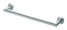 Mitred Towel Rail - 400Mm C/C - Concealed Fix - Satin Stainless Steel 400mm