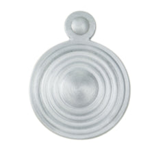 Escutcheon - Lock Profile Queen Anne Round Cover Face Fix - Satin Chrome 32MM