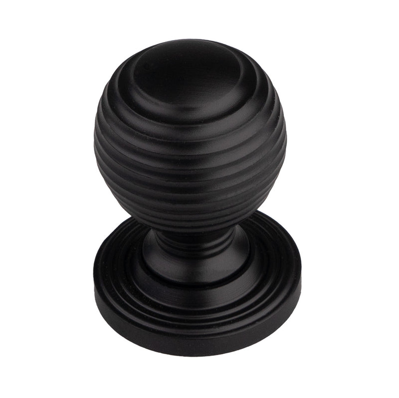 Queen Anne Knob 22Mm - Matt Black