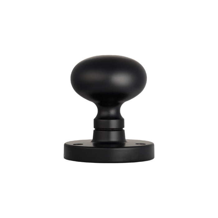Victorian - Mortice Knob Mushroom Nero (Matt Black) - Matt Black
