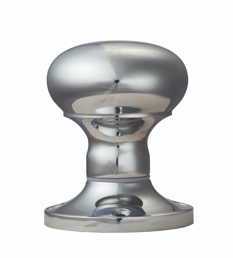 Victorian - Mortice Knob Mushroom ( Unsprung) Cro (Polished Chrome) - Polished Chrome 56MM