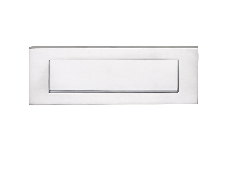 Victorian - Letter Plate - Satin Chrome 276 x 94mm