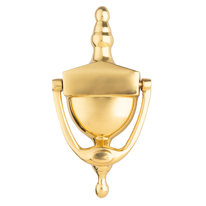 Victorian - Urn Door Knocker - Polished Brass 152MM
