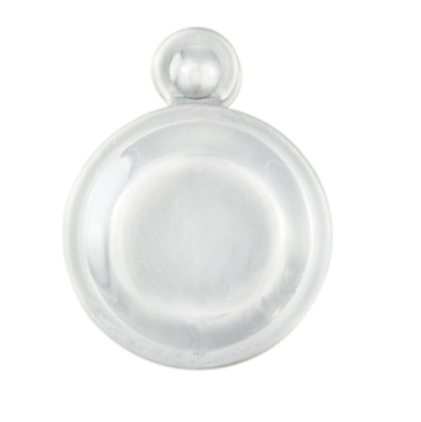 Escutcheon - Lock Profile Victorian Round Cover Face Fix - Polished Chrome 32MM