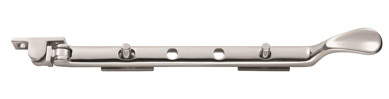 205Mm Victorian Casement Stay - Polished Chrome 210mm