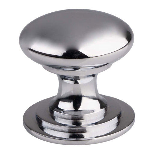 Victorian Cupboard Knob (One Piece) 42Mm - Polished Chrome 42 ( 42 )